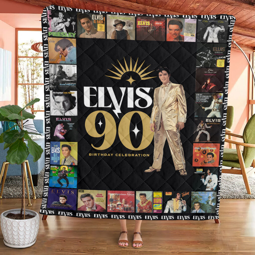Elvis Presley Quilt Blanket - TANTN 10294