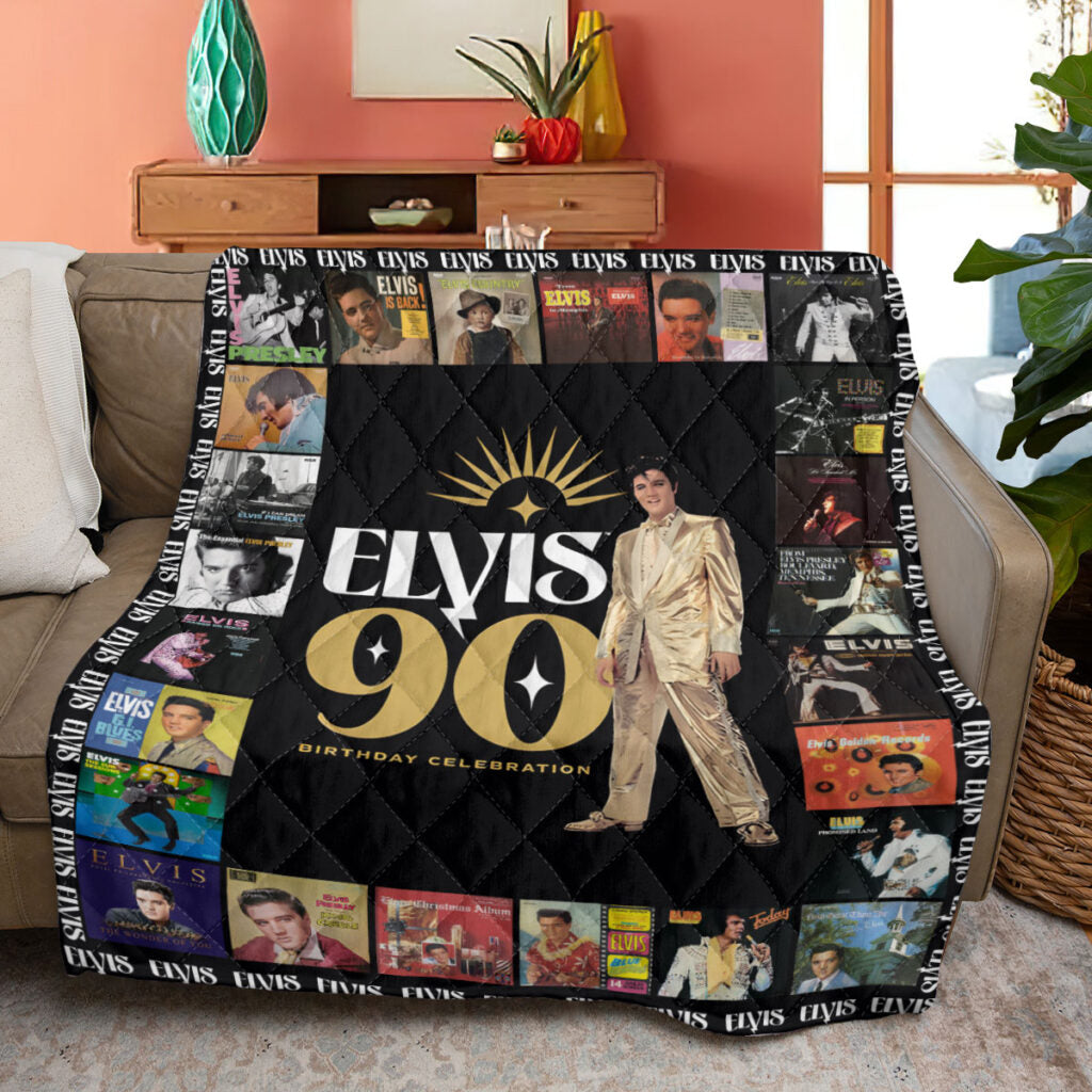 Elvis Presley Quilt Blanket - TANTN 10294