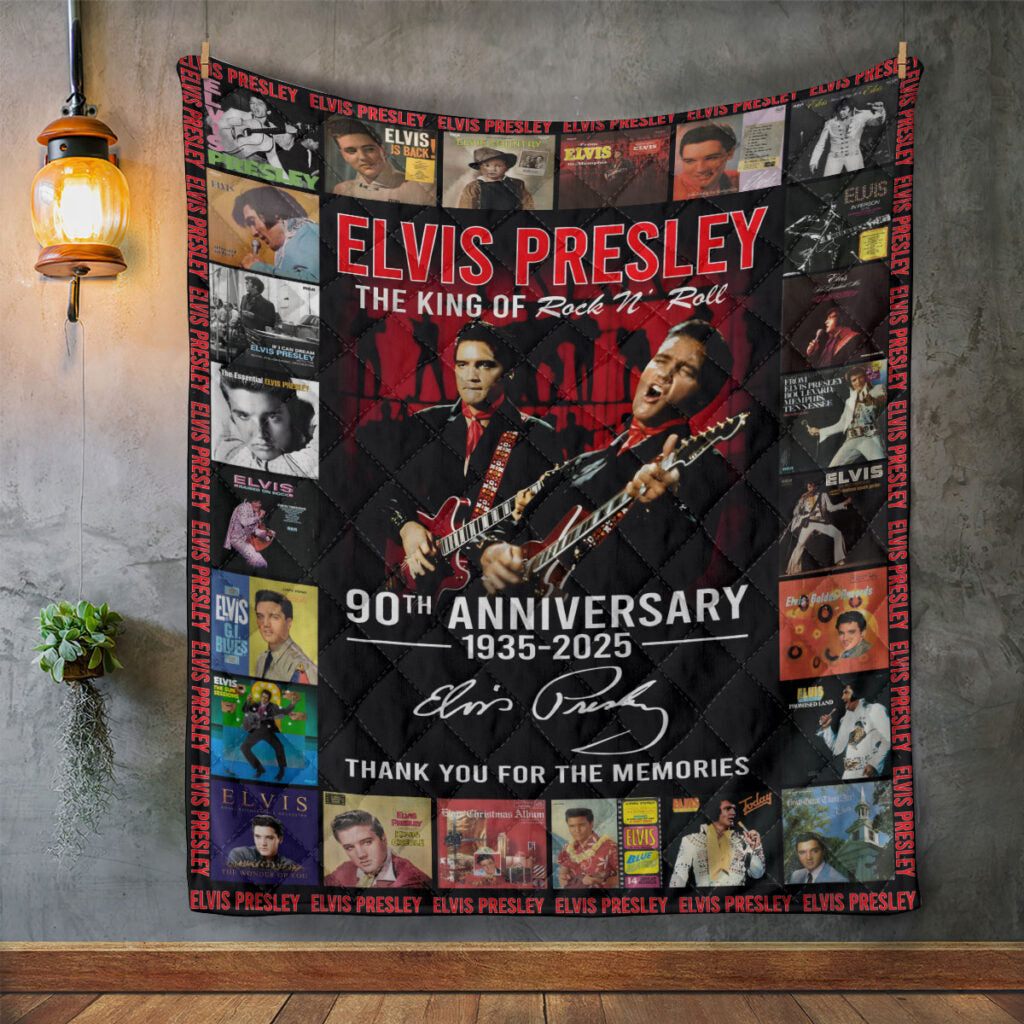 Elvis Presley Quilt Blanket - TANTN 10296