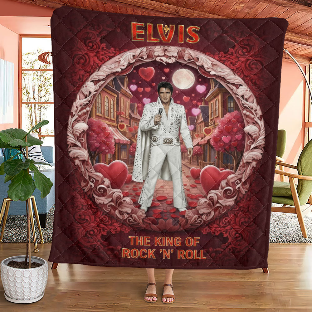 Elvis Presley Quilt Blanket - TMTHU3149