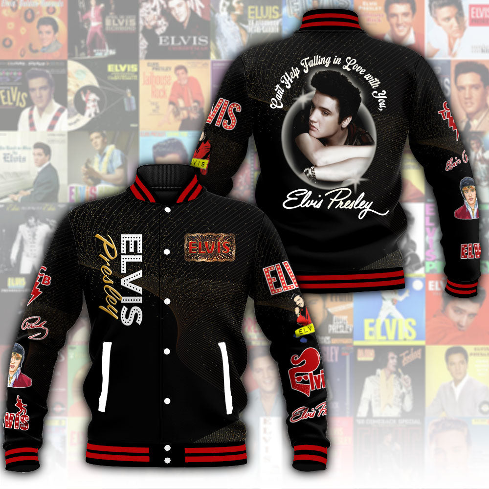 Elvis Presley Varsity Jacket – HUANNM 5534.1