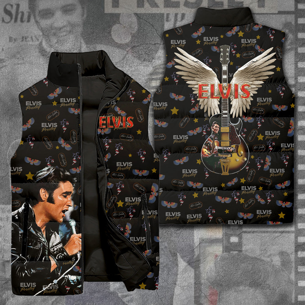 Elvis Presley 3D Sleeveless Down Jacket – TANTN 9127