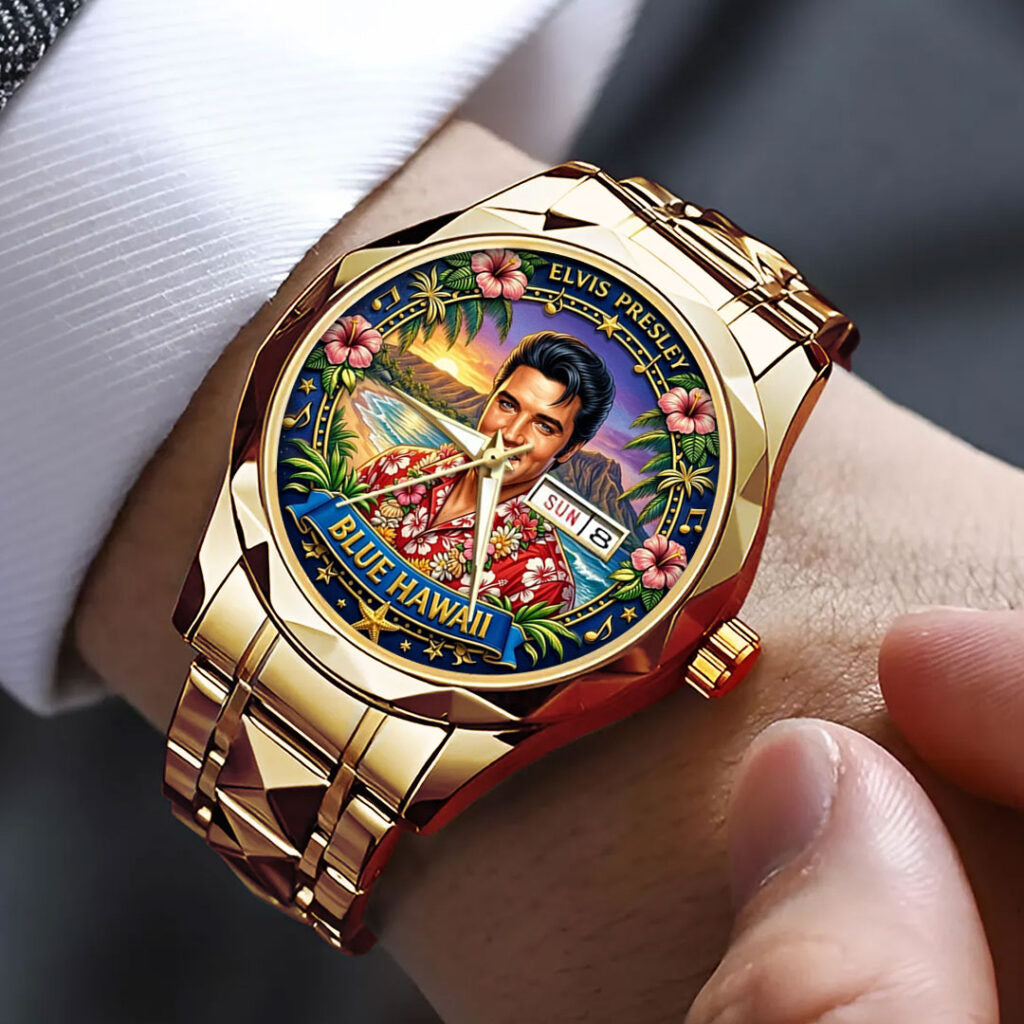 Elvis Presley Alloy Luxury Quartz Watch - TMTHU4456