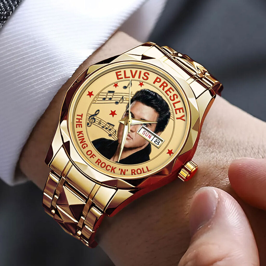 Elvis Presley Alloy Luxury Quartz Watch - TMTHU3007