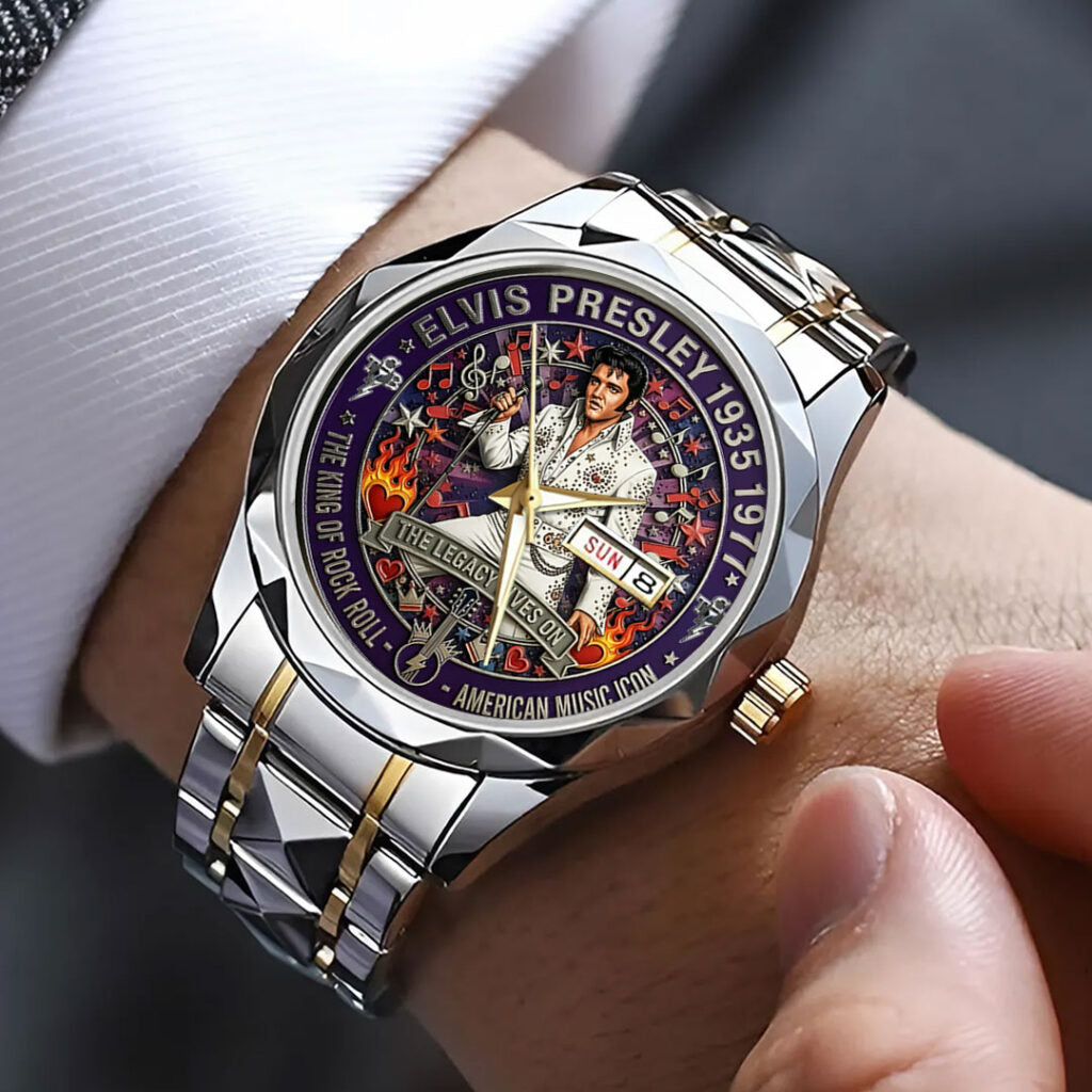 Elvis Presley Alloy Luxury Quartz Watch - TMTHU3483
