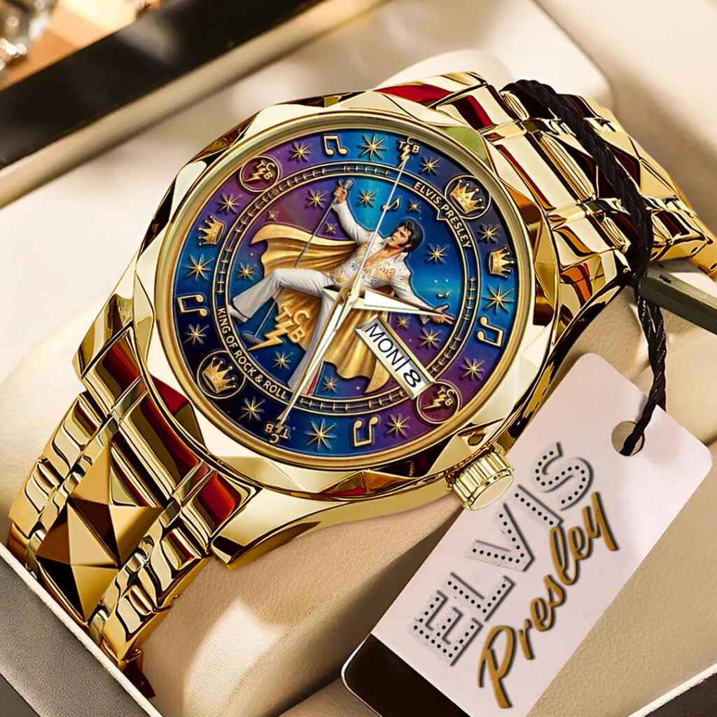 Elvis Presley Alloy Luxury Quartz Watch - TMTHU4379