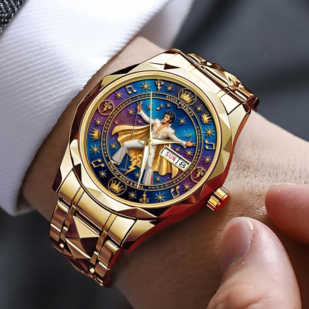 Elvis Presley Alloy Luxury Quartz Watch - TMTHU4379