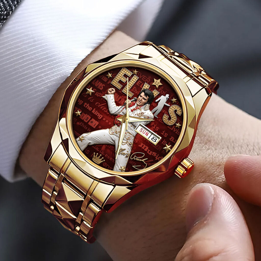 Elvis Presley Alloy Luxury Quartz Watch - TMTHU6290