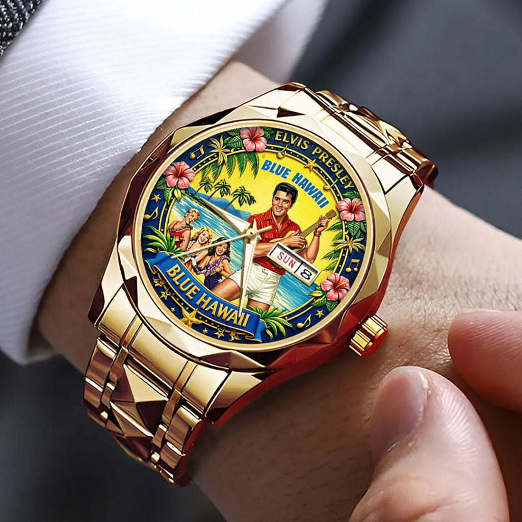 Elvis Presley Alloy Luxury Quartz Watch - TMTHU4457