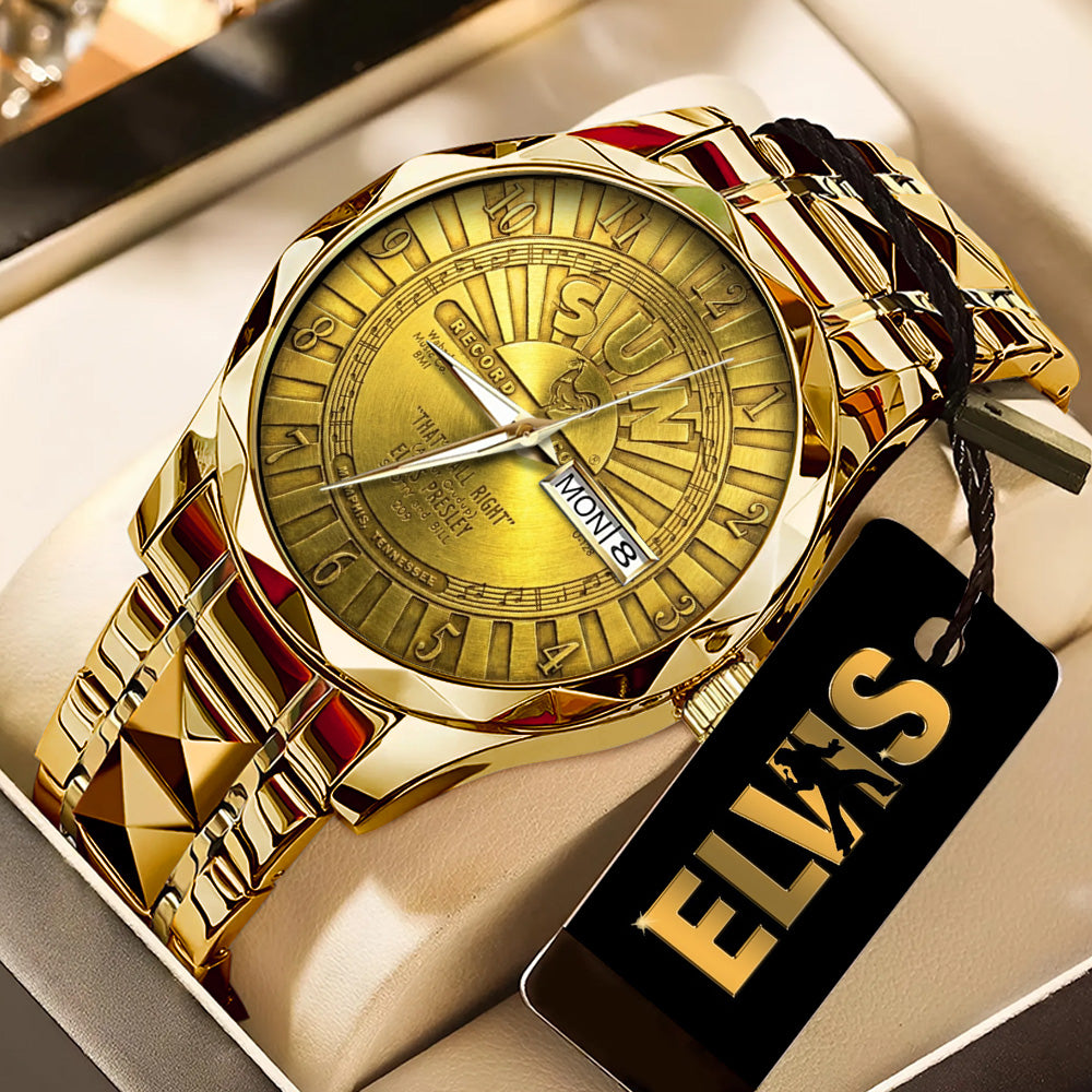 Elvis Presley Alloy Luxury Quartz Watch - GNE4944