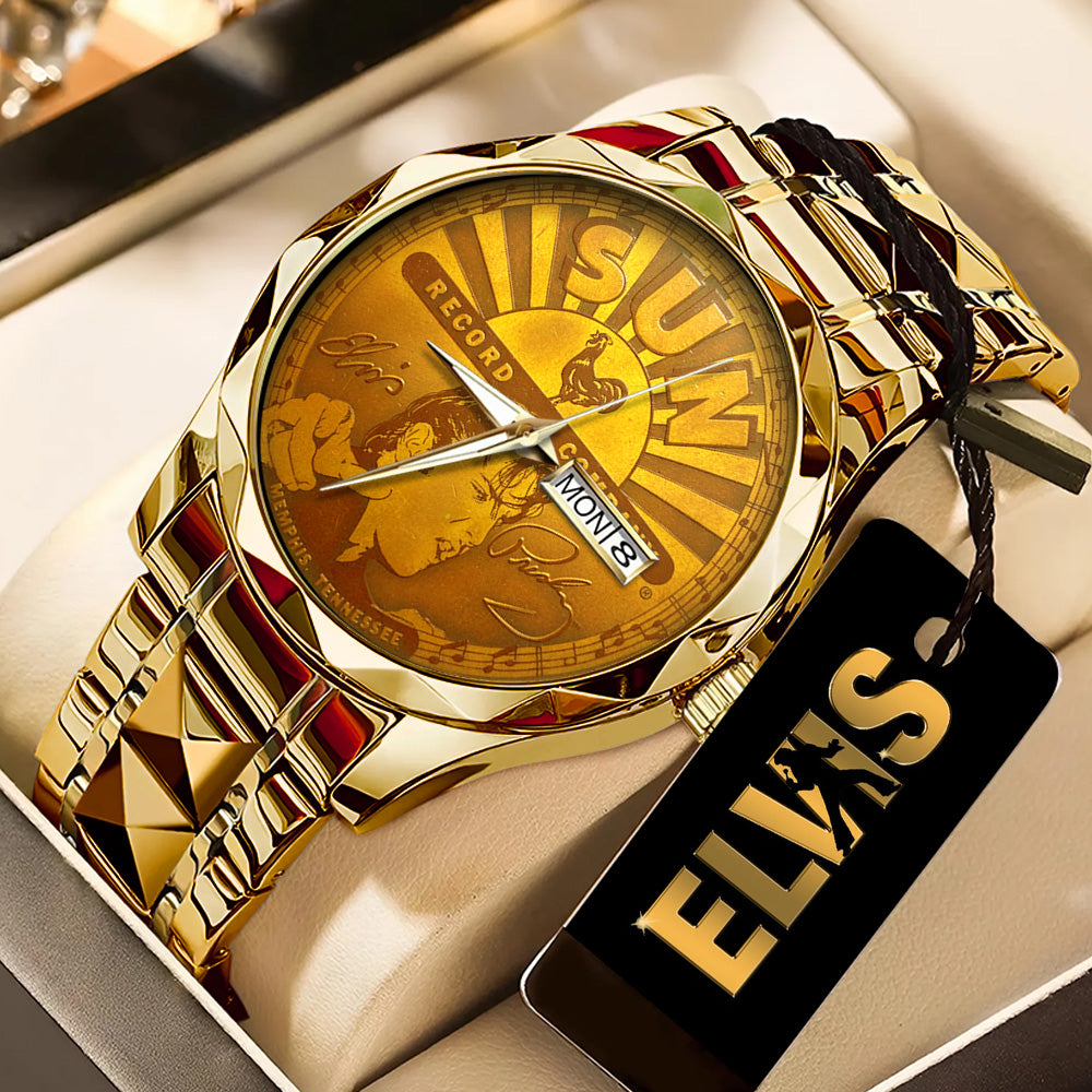 Elvis Presley Alloy Luxury Quartz Watch - GNE4953