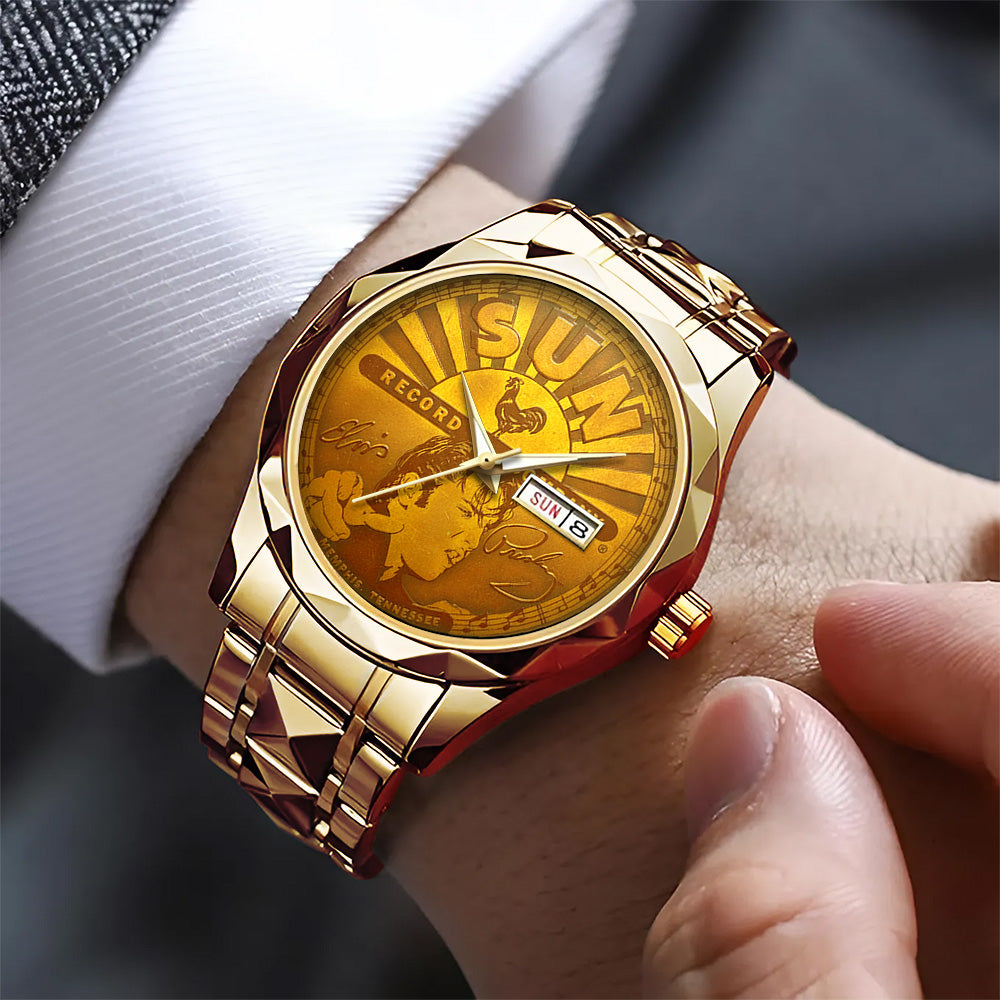 Elvis Presley Alloy Luxury Quartz Watch - GNE4953