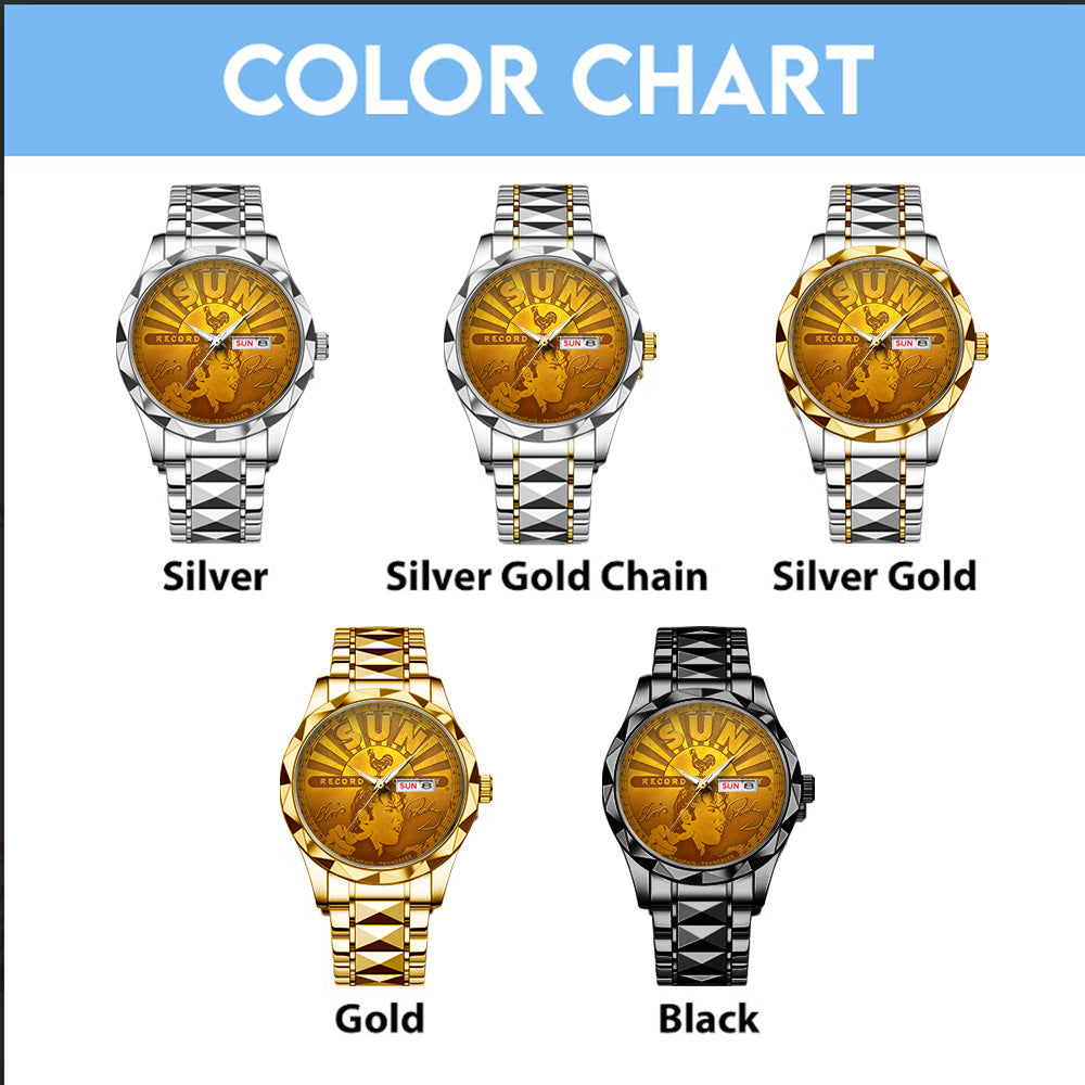 Elvis Presley Alloy Luxury Quartz Watch - GNE4953