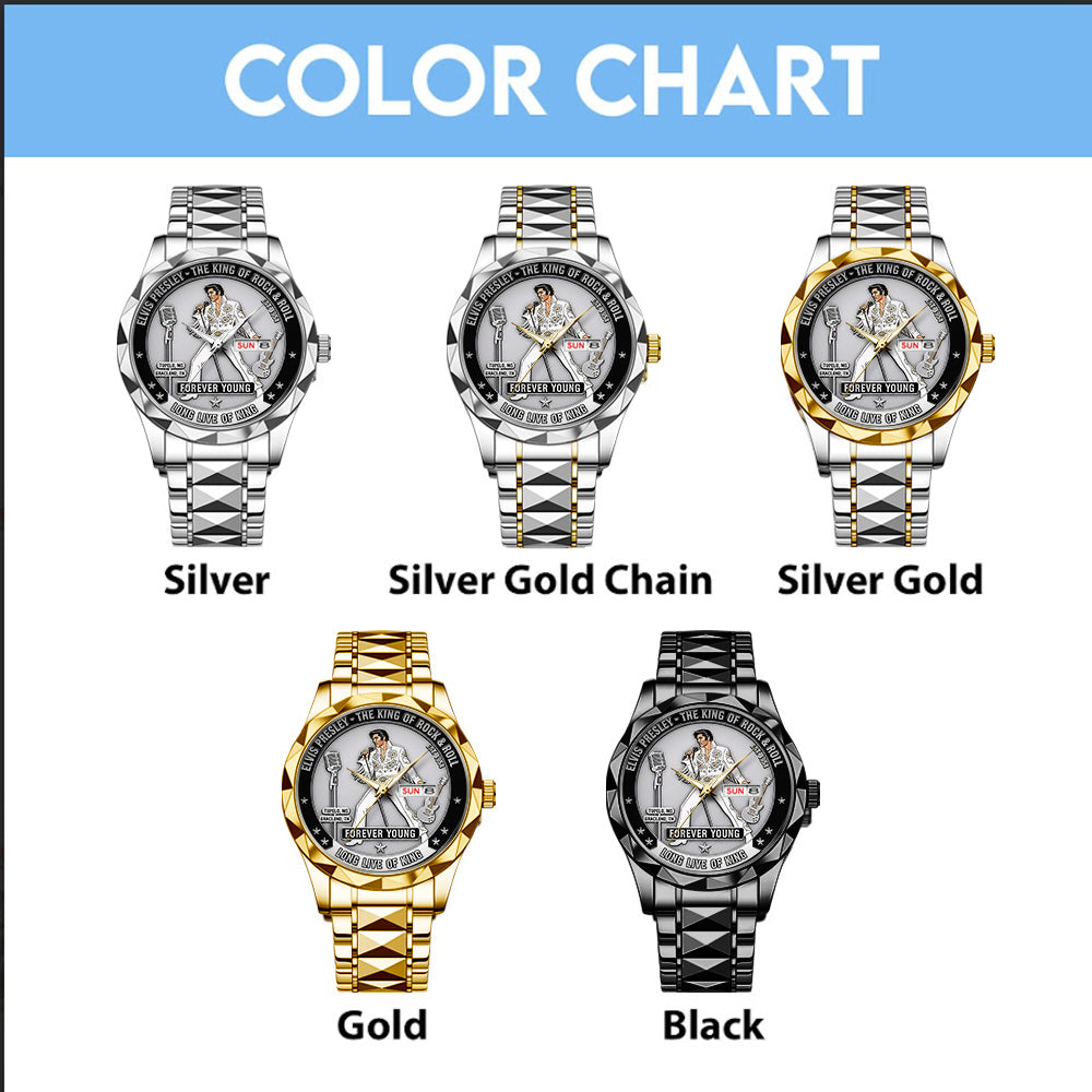 Elvis Presley Alloy Luxury Quartz Watch - TANTN19115
