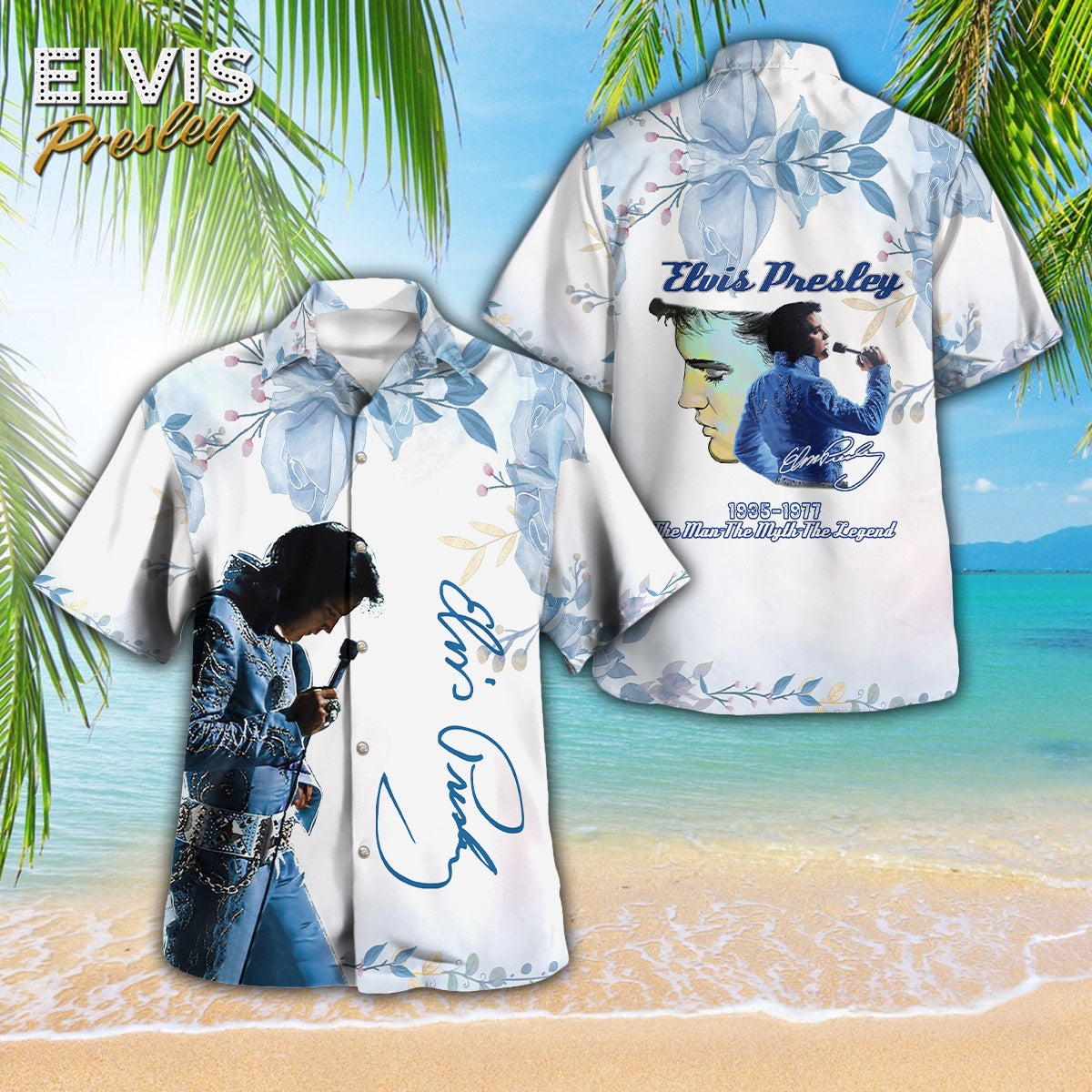 Elvis Presley 3D Hawaiian Apparel – MAITM 6057