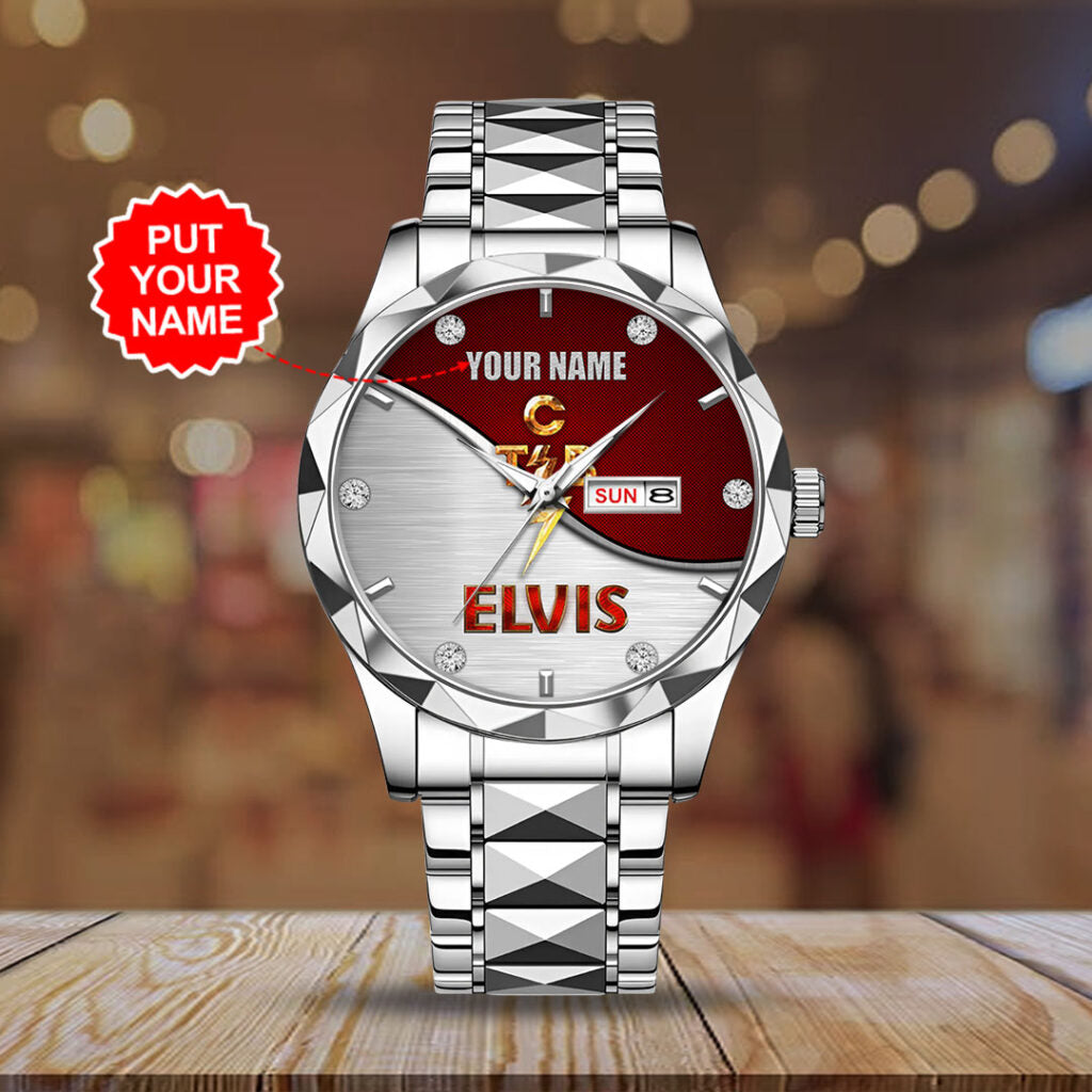 Personalized Elvis Presley Alloy Luxury Quartz Watch - HOATT 11973
