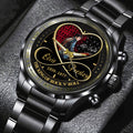 Elvis Presley Black Stainless Steel Watch - HOATT 7661