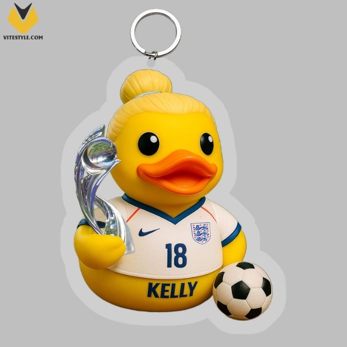 England Football Chloe Kelly Rubber Duck Ornament