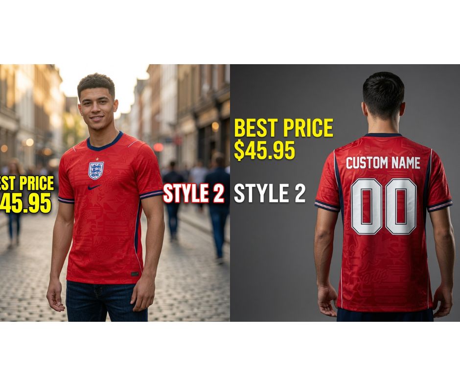 England Football World Cup 2026 Custom Jersey