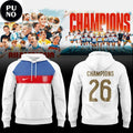 England Lionesses 2026 European Deaf Futsal Champions Hoodie T-Shirt