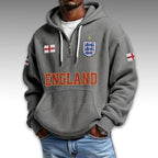 England World Cup 2026 Waffle Quarter Zip Hoodie