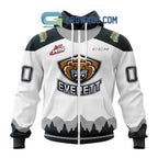 Everett Silvertips Away Jersey Personalized Hoodie Shirt