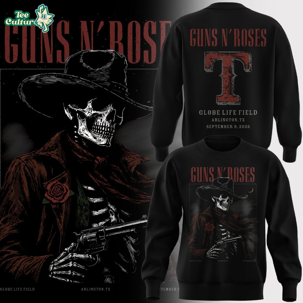 Exclusive Texas Rangers X Guns N’ Roses Sweatshirt 2026