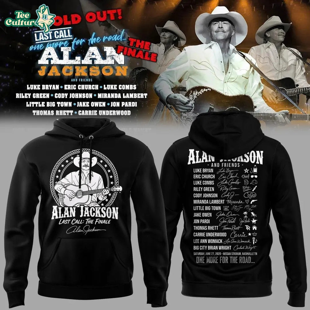 Exclusive Version 2026 Alan Jackson “Last Call… The Finale” Hoodie