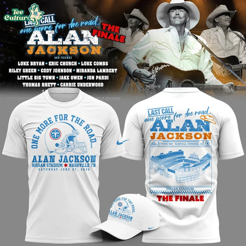 Exclusive Version Alan Jackson “Last Call… The Finale” Tshirt V2