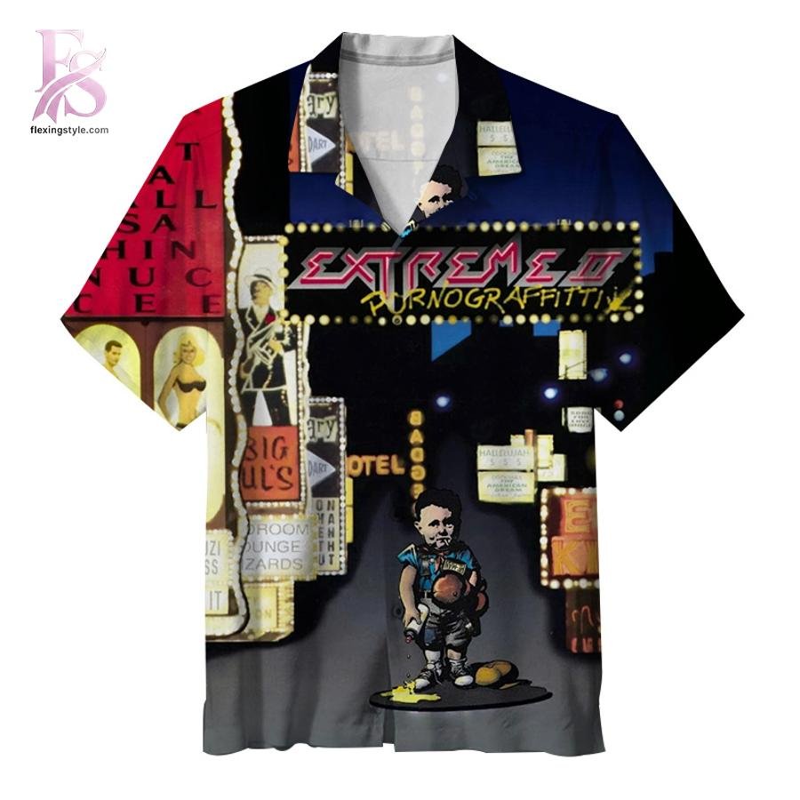 Extreme II Pornograffitti Hawaiian Shirt