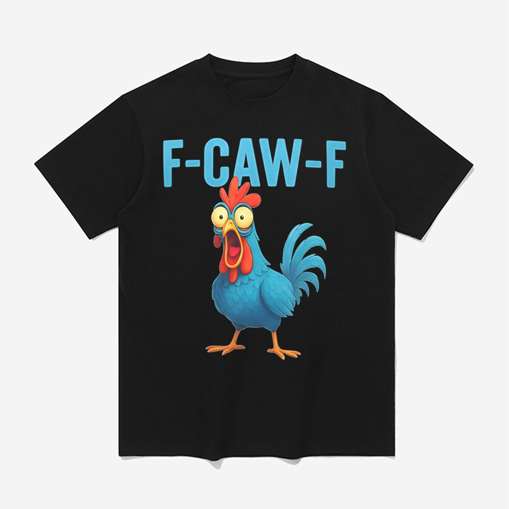 F-Caw-F Blue Chicken Shirt