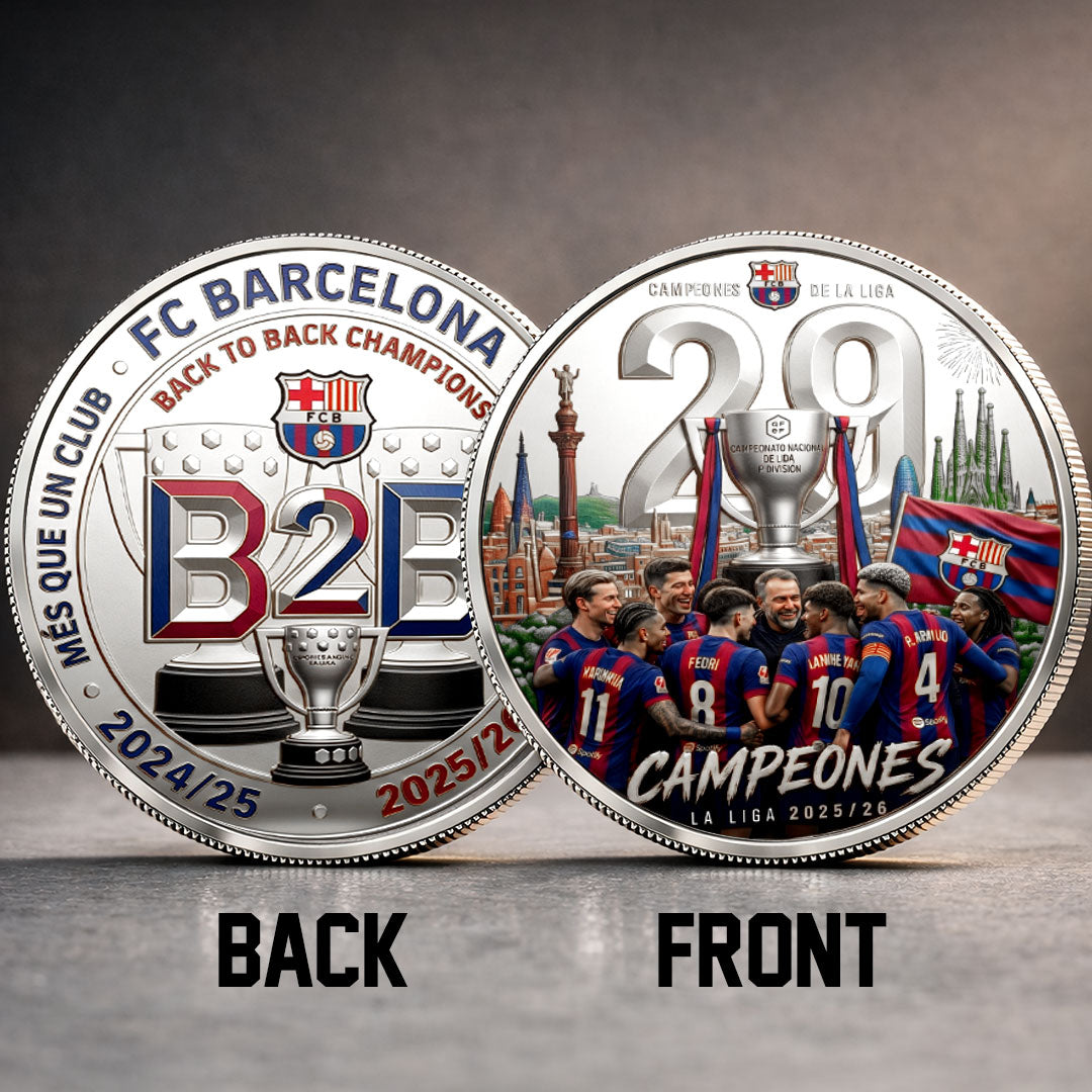FC Barcelona LaLiga Winners 25/26 Commemorative Coin – TMTHU6034