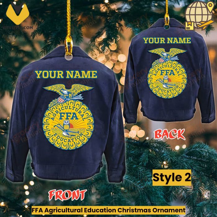 FFA Agricultural Education Christmas Ornament