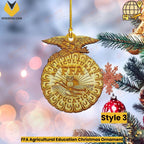 FFA Agricultural Education Christmas Ornament