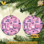 FFA Agricultural Education Christmas Ornament