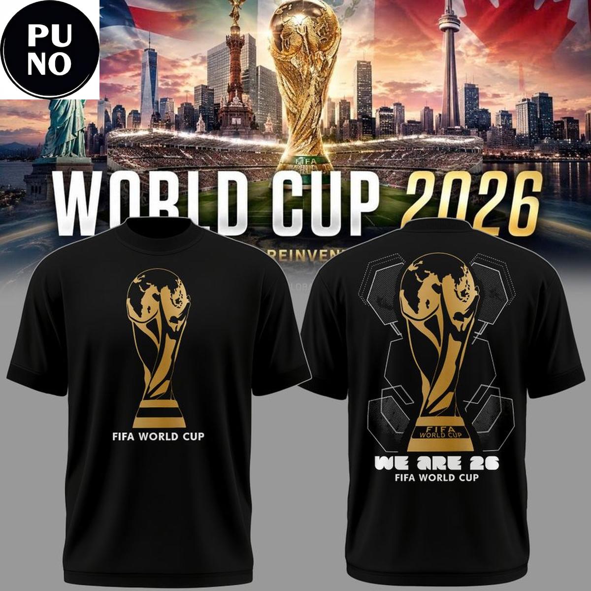 FIFA World Cup 2026 We Are 26 Hoodie T-Shirt