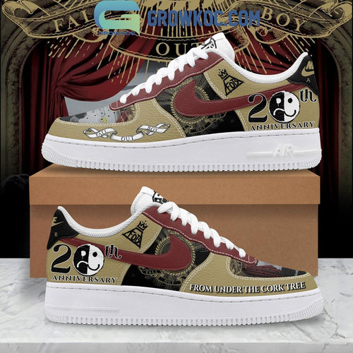 Fall Out Boy 20th Anniversary From Under The Cork Tree Air Force 1 Shoes