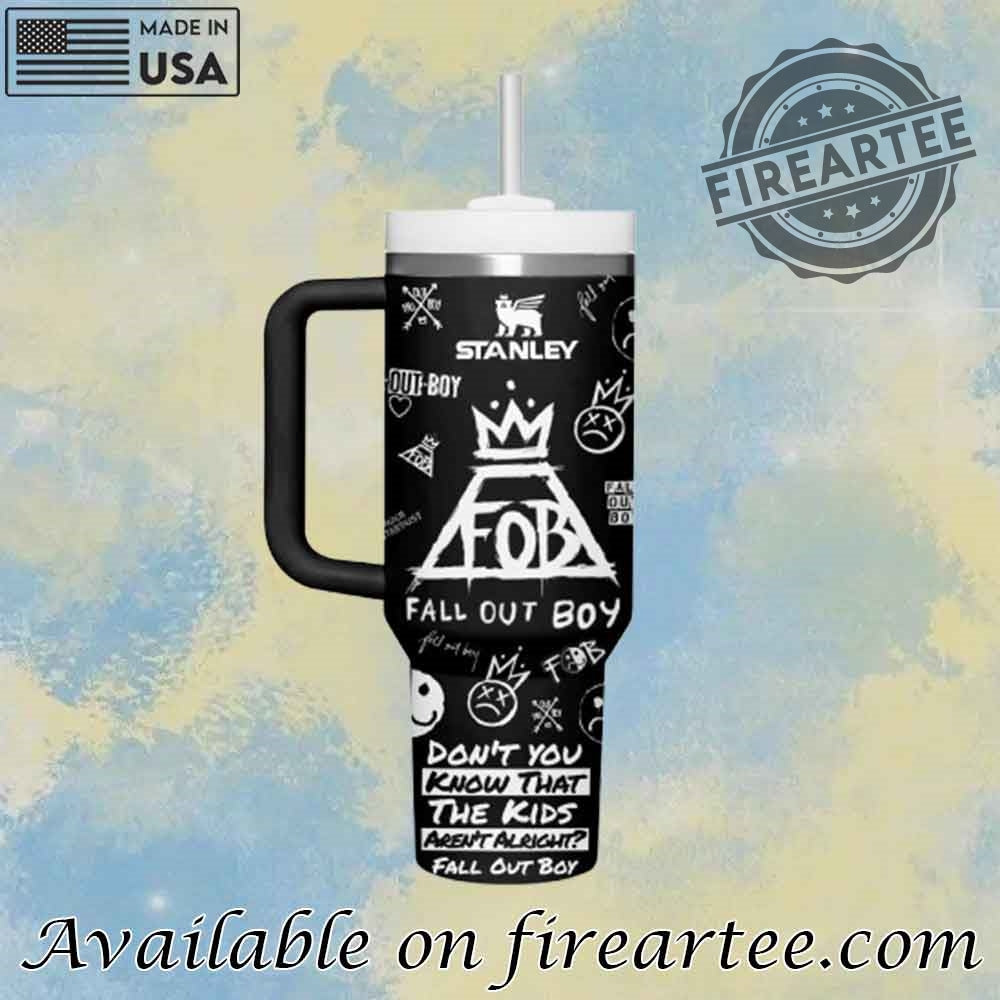 Fall Out Boy Music Stanley Cup Tumbler With Handle