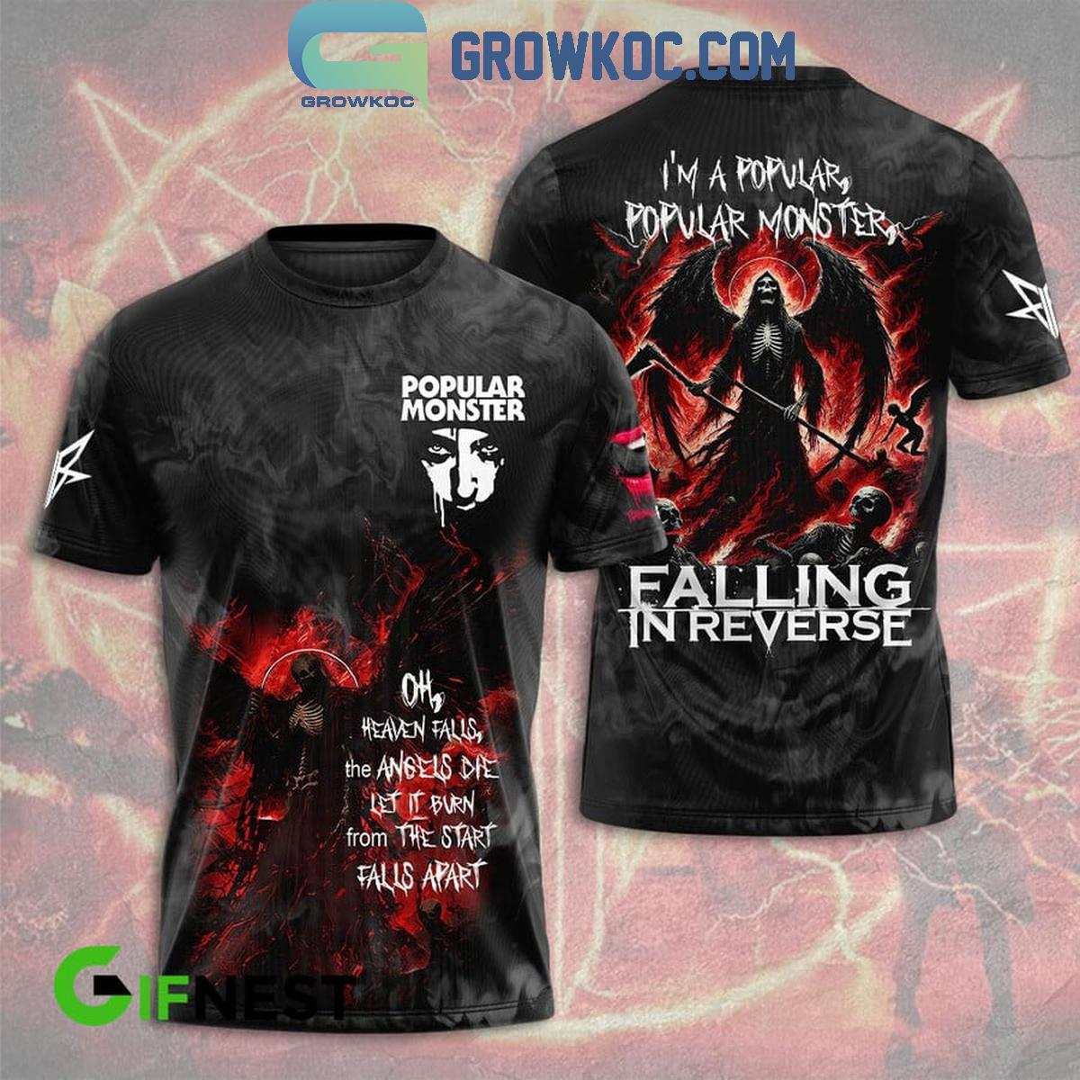 Falling In Reverse I Am A Popular The Popular Mons Tour 2024 Hoodie T-Shirt