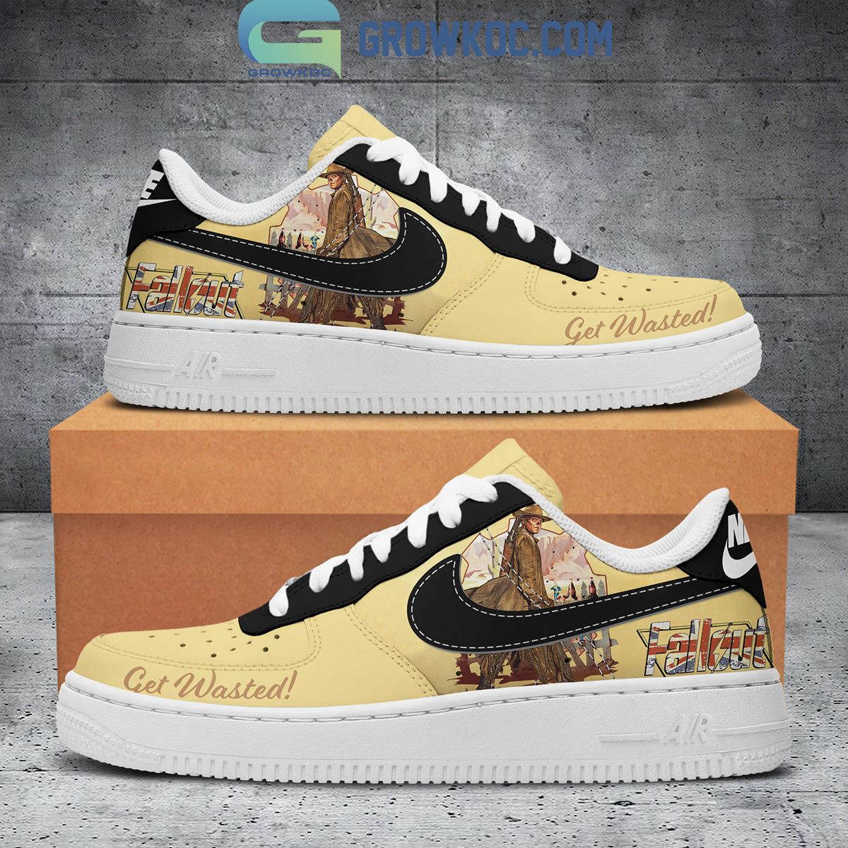 Fallout Get Wasted In Wasteland Air Force 1 Shoes