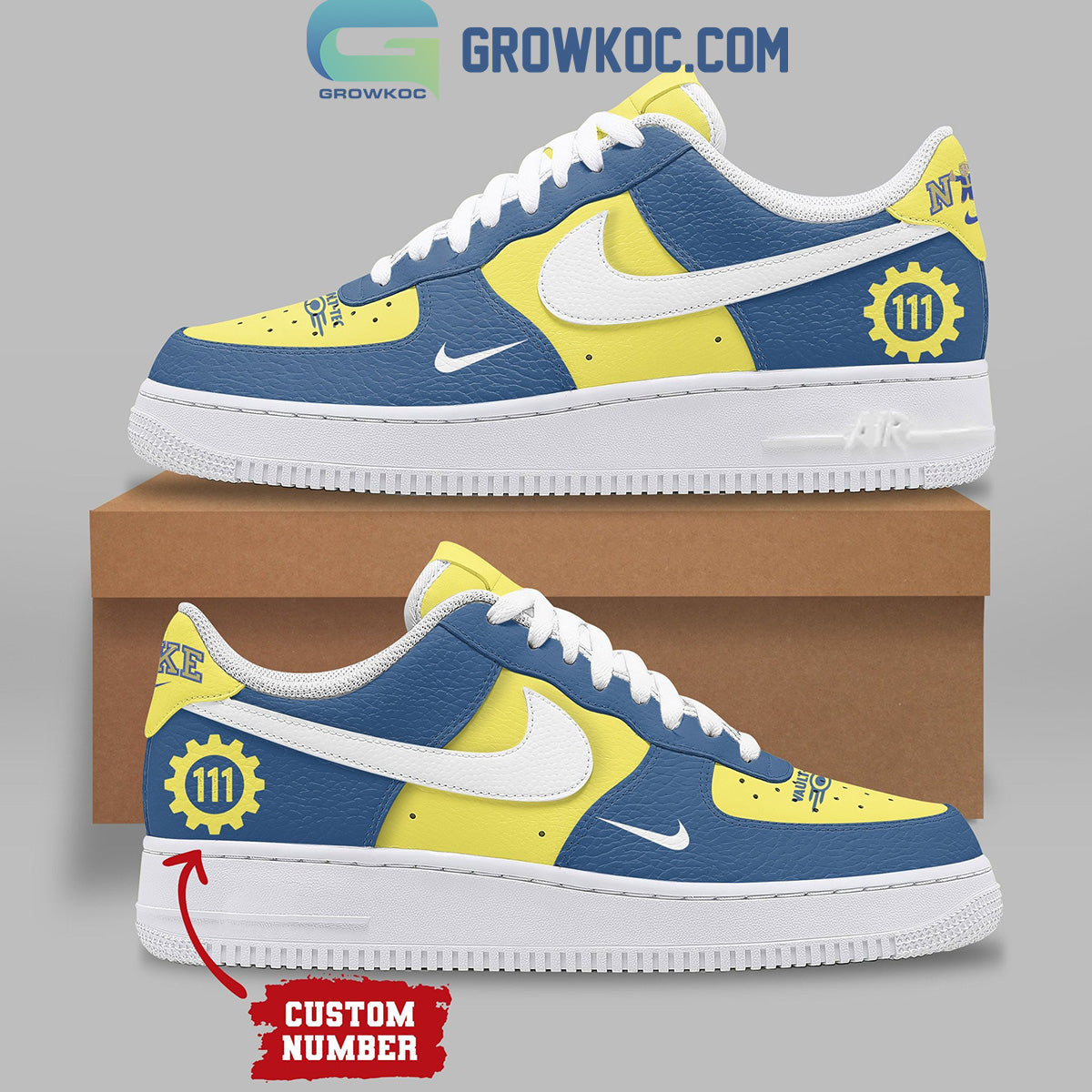 Fallout Vault-Tec 111 Personalized Air Force 1 Shoes