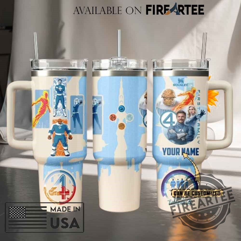 Fantastic Four Custom Stanley Tumbler – Personalized ‘First Family’ Marvel Heroes Mug