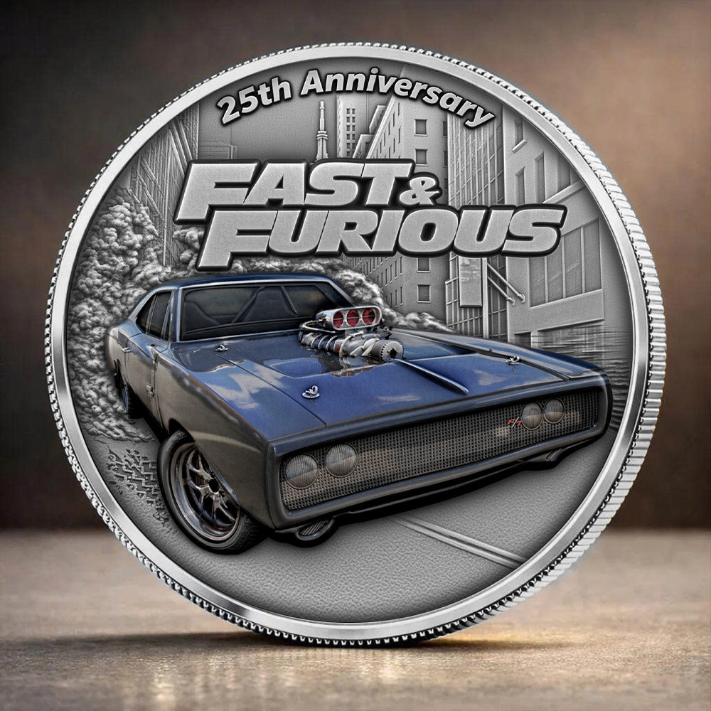Fast & Furious 25th Anniversary Commemorative Coin – TANTN24848