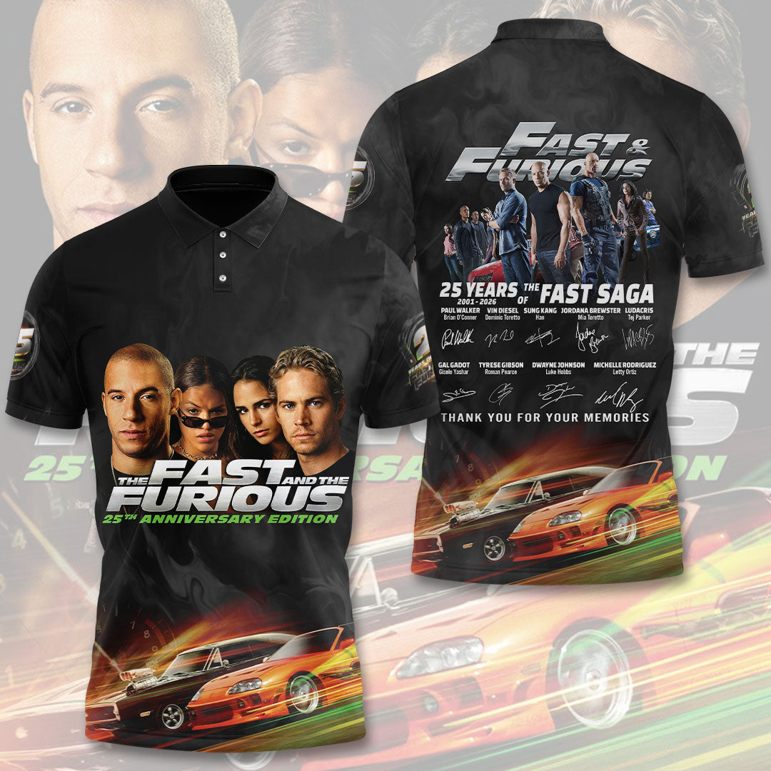 Fast & Furious 25th Anniversary 3D Apparel – TANTN24780