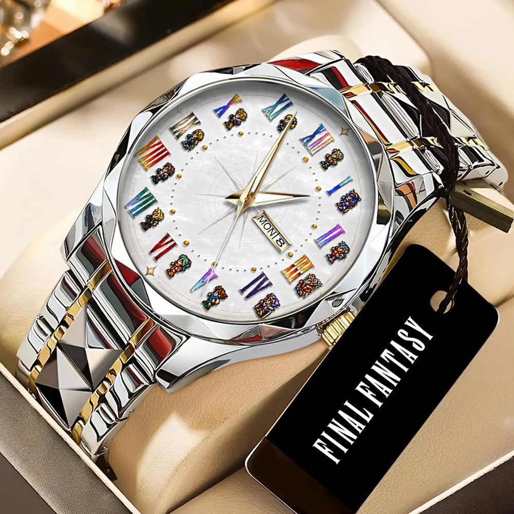 Final Fantasy Alloy Luxury Quartz Watch - GNE7678