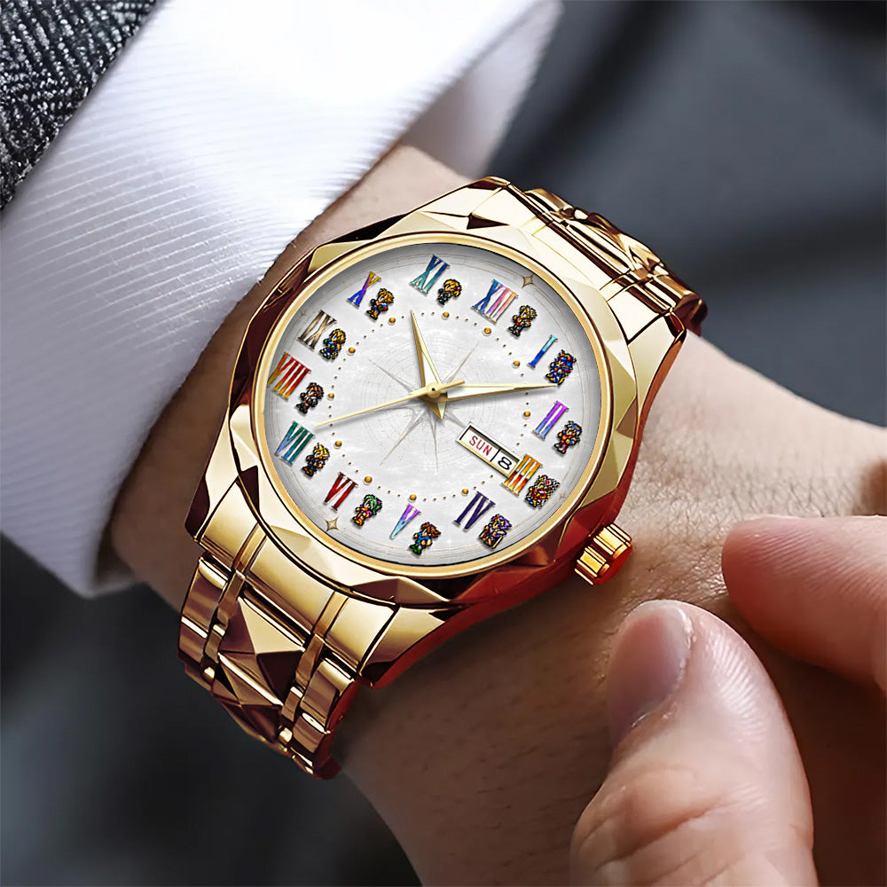 Final Fantasy Alloy Luxury Quartz Watch - GNE7678