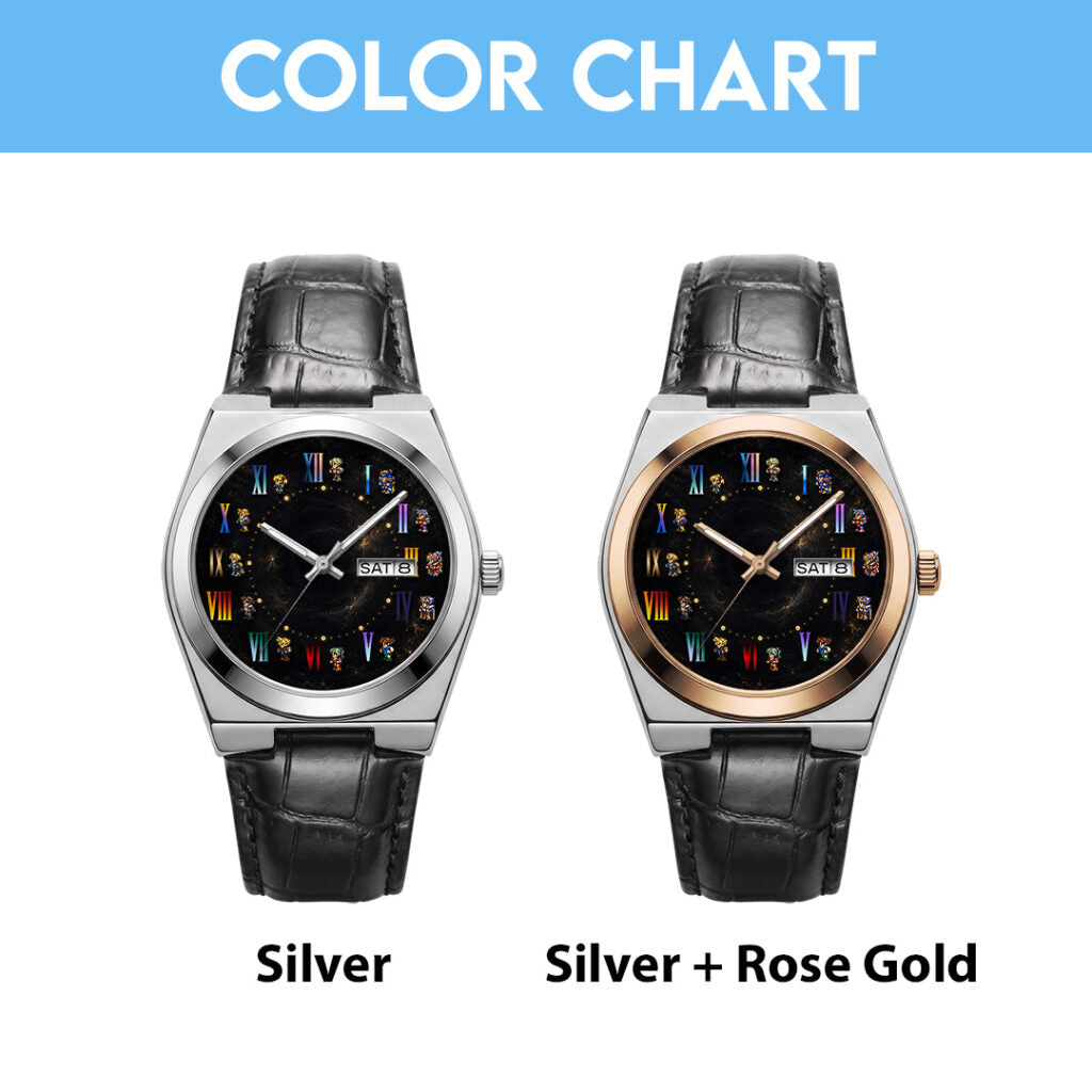 Final Fantasy Leather Alloy Watch - GNE7681