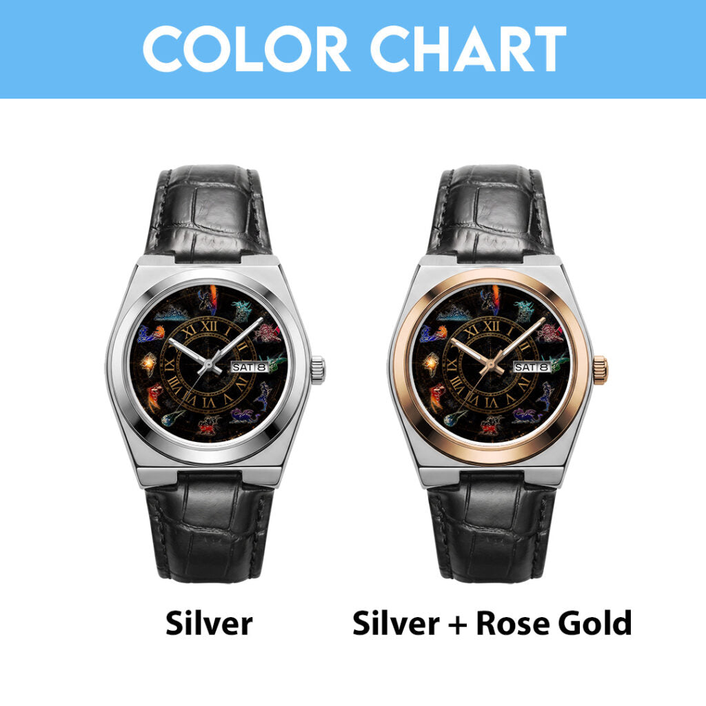 Final Fantasy Leather Alloy Watch - GNE7682
