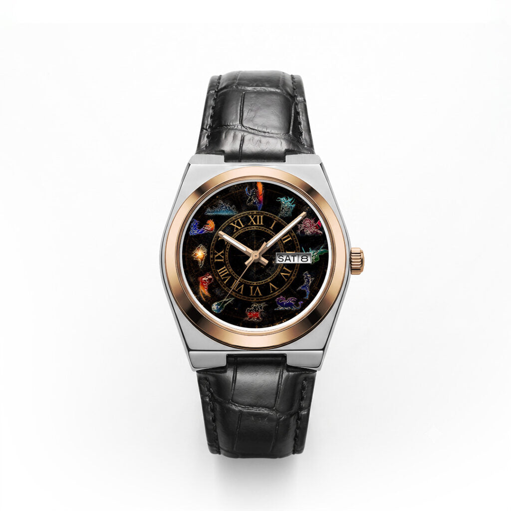 Final Fantasy Leather Alloy Watch - GNE7682