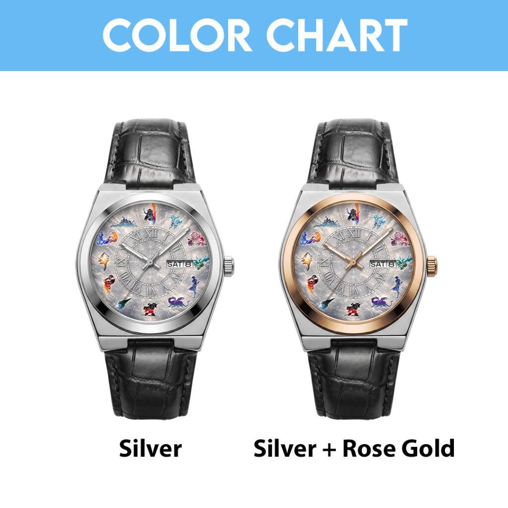 Final Fantasy Leather Alloy Watch - GNE7683